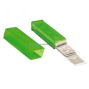 Unger Glasschrapermesjes carbon 25 Stuks In Etui (10 cm)